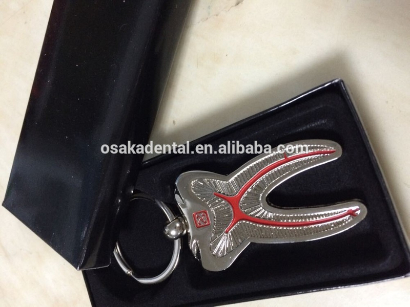 porte-clés dent élégant / accessoires dentaires / produits culturels dentaires / accessoires dentaires oraux