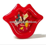 horloge en forme de lèvre / décoration dentaire / cadeaux dentaires / produits culturels dentaires
