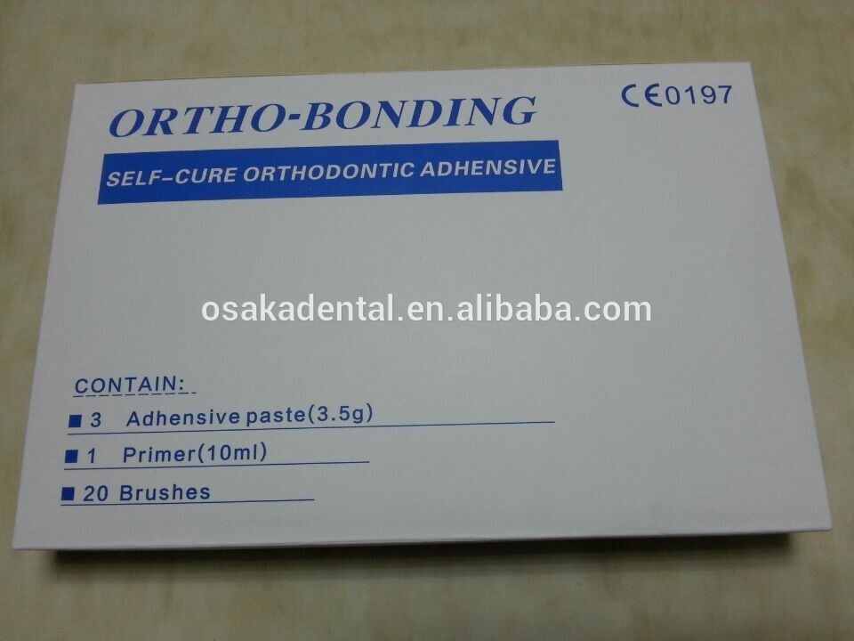 Adhésif de liaison orthodontique sans mélange / auto-durcissant avec CE FDA