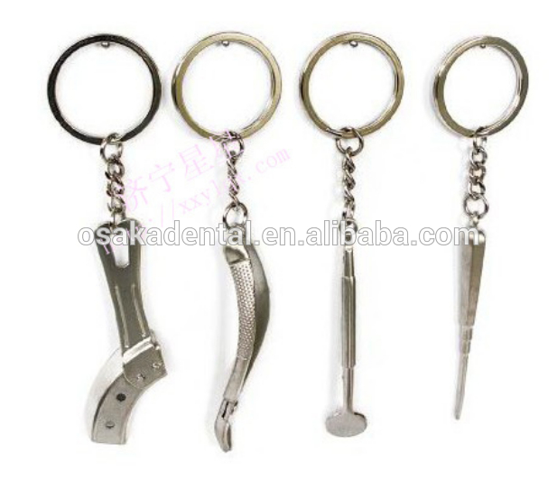 Porte-clés modèle porte-clés et miroir / décoration dentaire / cadeaux dentaires / produits culturels dentaires