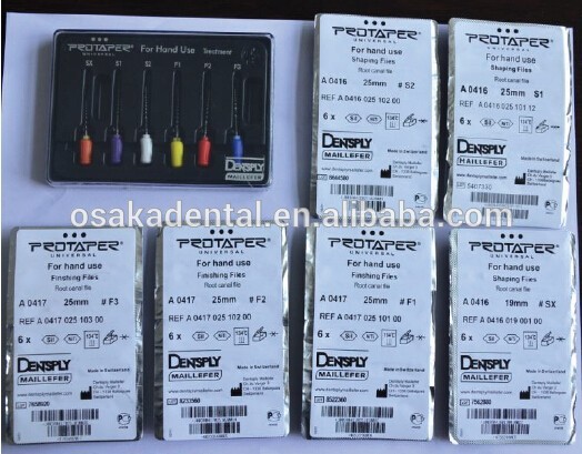 Limes dentaires Dentsply Protaper Files limes canalaires / limes endo rotatives