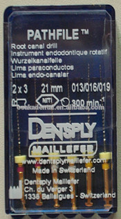 Fichiers Dentsply Maillefer originaux Dentsply PATHFILE / matériel endodontique / limes dentaires