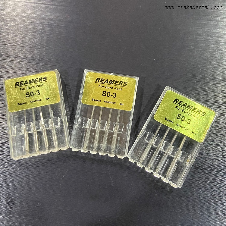 REAMERS POUR LA POSTE DE DENTATION EURO 4PCS / BOX OSA-S010