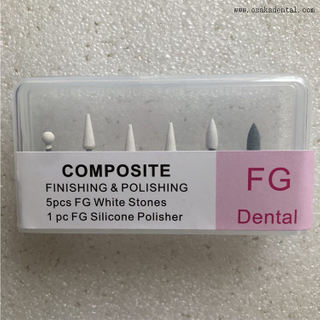 Kit de polissage et de finition dentaire en pierre blanche