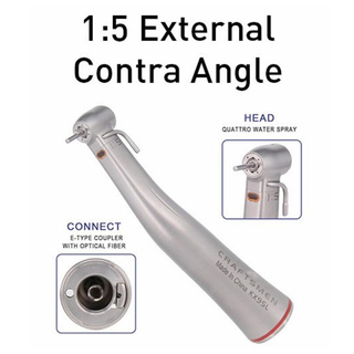 Fabricant dentaire en acier inoxydable contre-angle externe 1:5