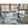 Fauteuil dentaire avec compresseur d'air dentaire et pièce à main dentaire et détartreur dentaire à LED et lampe à polymériser dentaire