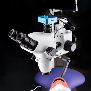 Microscope d'utilisation de clinique dentaire pour l'unité de chaise dentaire montée