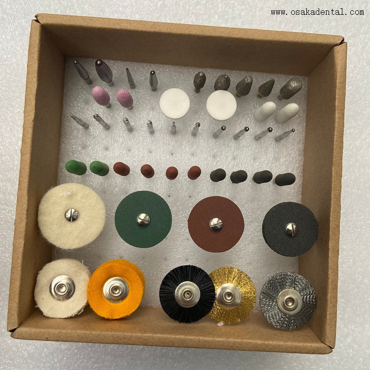 Kits de meulage et de polissage pour utilisation en laboratoire dentaire pour métal/alliage 3A01