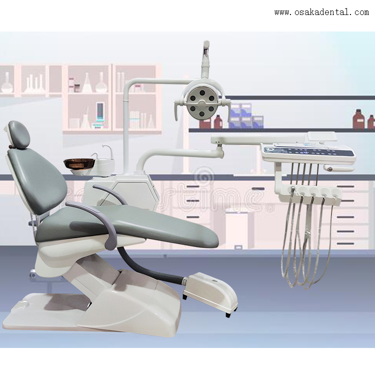 Chaise dentaire de haute qualité avec tabouret de dentiste 