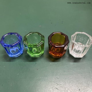 Plats Dapper en verre épais pour le mélange de matériaux dentaires