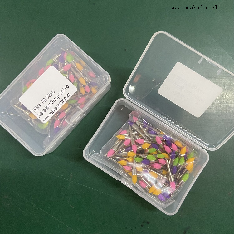 Dentaire coloré de style verrouillage prophy pinceau PB-340-C