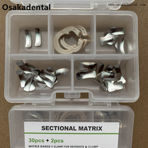 Kits de matrice sectionnelle inoxydable en métal orthodontique dentaire bon prix OSA-F1set