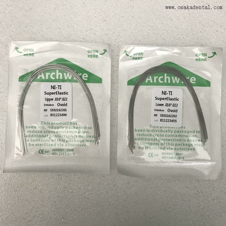 Accessoires dentaires orthodontiques Super Elastic Niti Archwire OSA-F709