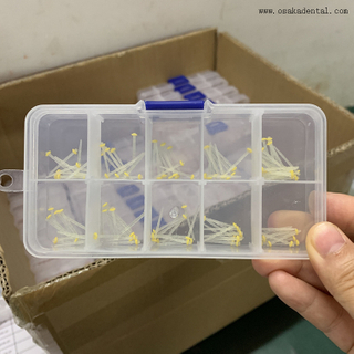 Boîte carrée Emballage en fibre de poteau économique pour clinique dentaire