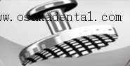 Bracket orthodontique collage bottons ligual base en maille de forme ovale