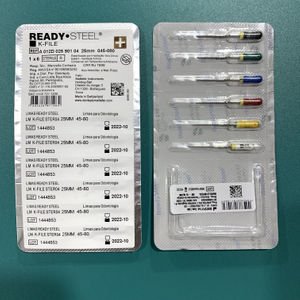 2019 Nouveaux emballages K Fichiers Fichiers de la main du canal radiculaire pour les soins dentaires